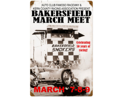 Bakersfield March Meet 2008 Metal Sign