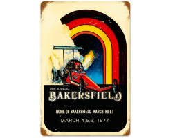 Bakersfield 19th Metal Sign - 18" x 12"