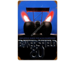 Bakersfield 80 Metal Sign - 18" x 12"
