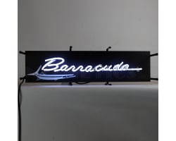 Barracuda Neon Sign With Backing