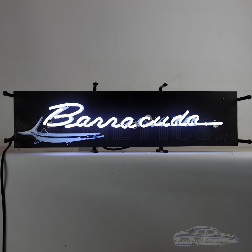 Barracuda Neon Sign With Backing Barracuda Neon Sign With Backing
