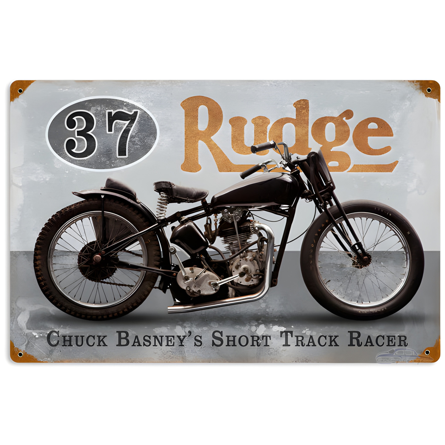 Basneys Rudge Vintage Metal Sign - 18