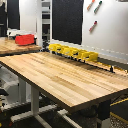 60" Long 1.75" Thick Maple Butcher Block Countertop