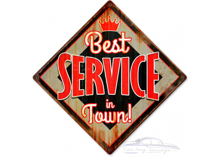 Best Service Metal Sign