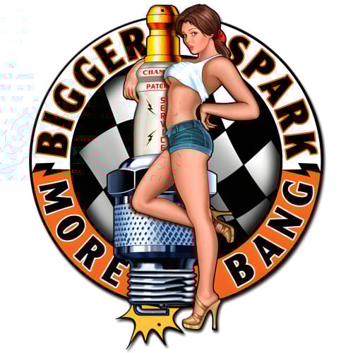 Bigger Sparks Metal Sign - 24" x 28"