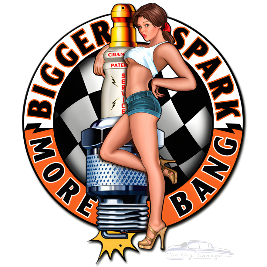 Bigger Sparks Metal Sign - 24" x 28"
