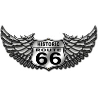 66 Bike Metal Sign - 24" x 12"