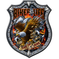 Bikers for Life Metal Sign - 24" x 30"