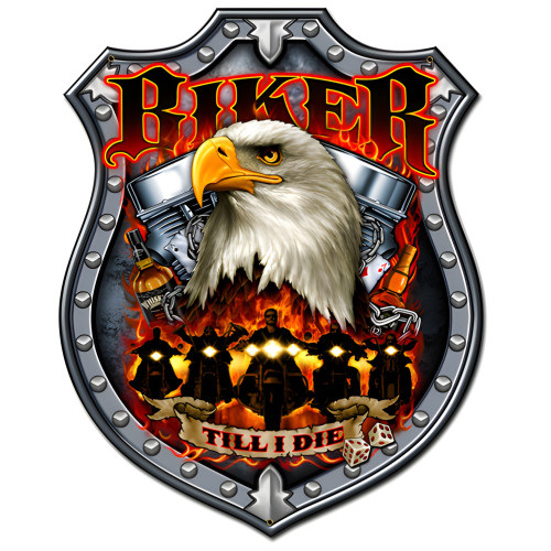 Biker Till I Die Metal Sign - 24" x 30"