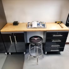 Ulti-mate Garage Cabinets in Midnight Black