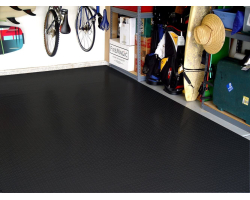 Roll Out Vinyl Garage Flooring - Black