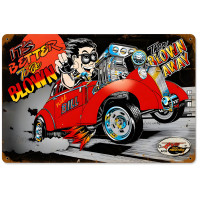 Blown Away Metal Sign - 18" x 12"