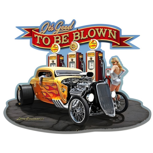 Blown Metal Sign - 26" x 21"