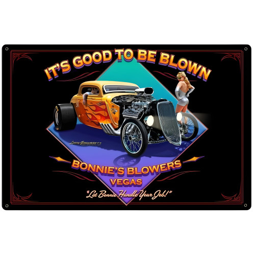 Blown Metal Sign - 36" x 24"