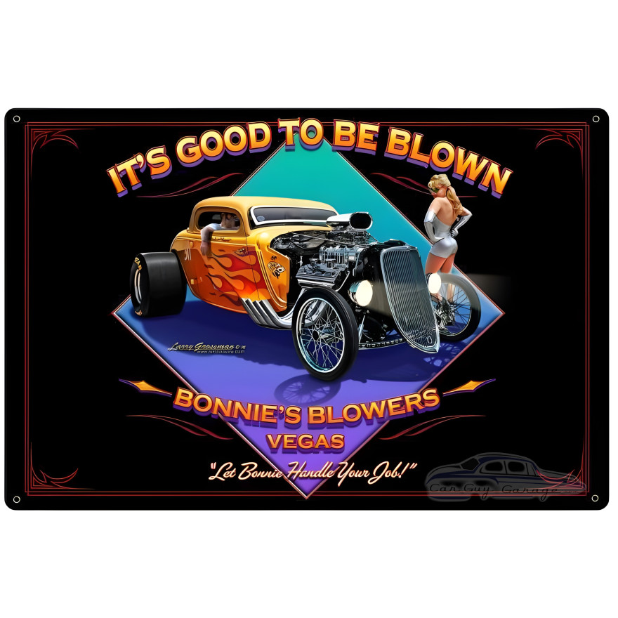 Blown Metal Sign - 36" x 24"