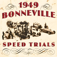 1949 Bonneville Metal Sign - 12" x 12"