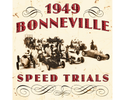 1949 Bonneville Metal Sign