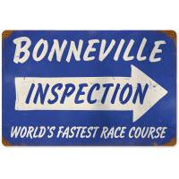 Bonneville Inspection Metal Sign - 18" x 12"