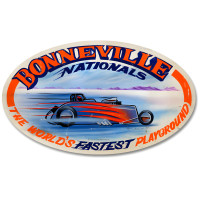 Bonneville Nationals Metal Sign - 24" x 14"