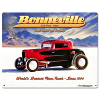 Bonneville Metal Sign - 22" x 28"