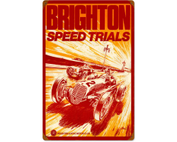 Brighton Speed Trials Metal Sign