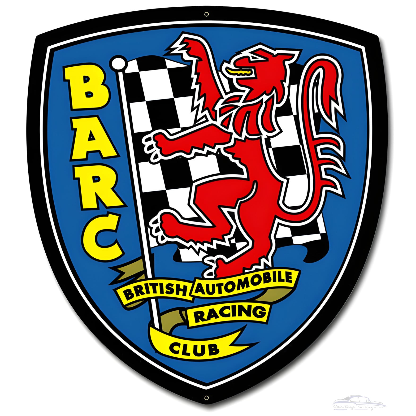 British Auto Racing Club Sign - Durable 16
