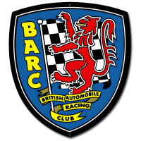 British Auto Racing Club Sign - 16" x 16"