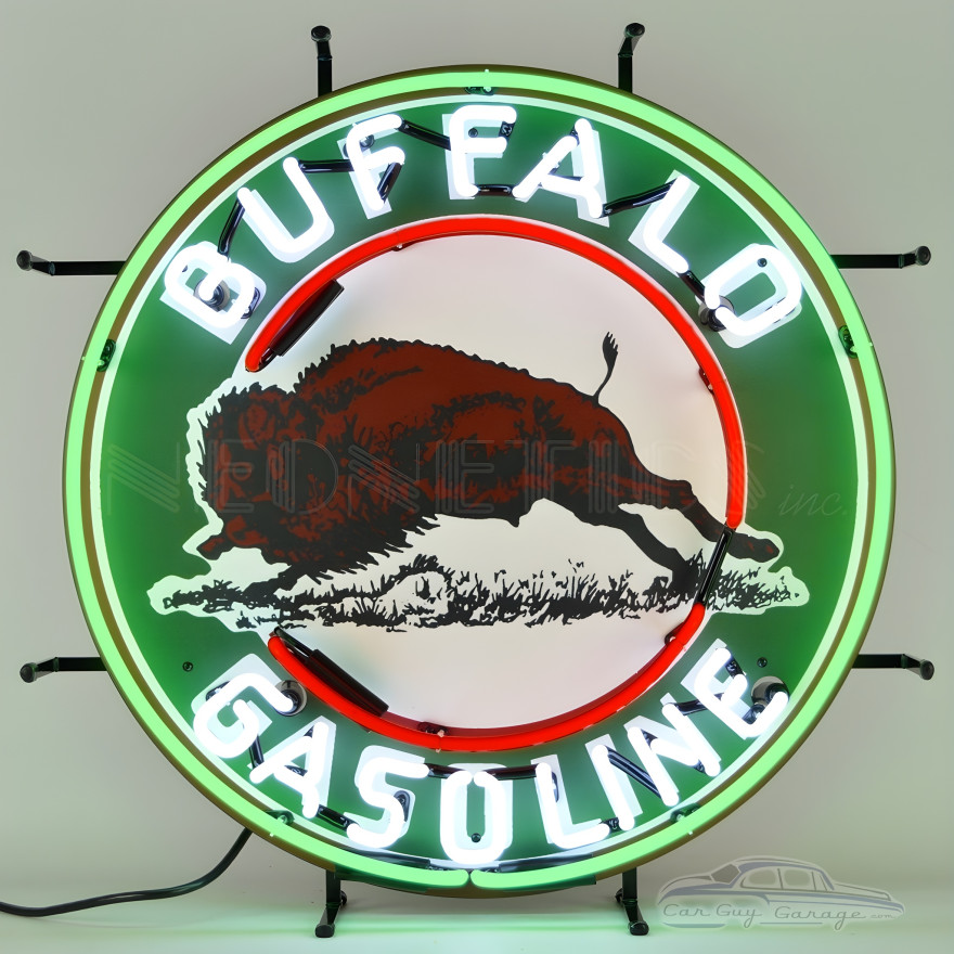 Buffalo Gasoline Neon Sign Buffalo Gasoline Neon Sign