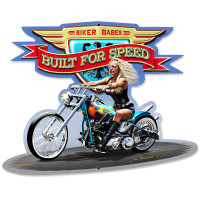 Built for Speed Metal Sign - 17" x 13"