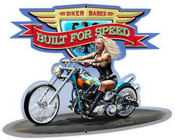 Built For Speed Metal Sign