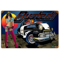 Busted Metal Sign - 18" x 12"