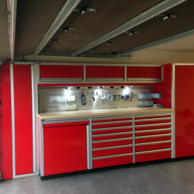 Garage Cabinet Information : Costs, Materials, Construction, Shipping and Styles