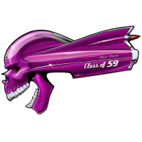 Cadillac Caddy Class of '59 Metal Sign - 28" x 17"
