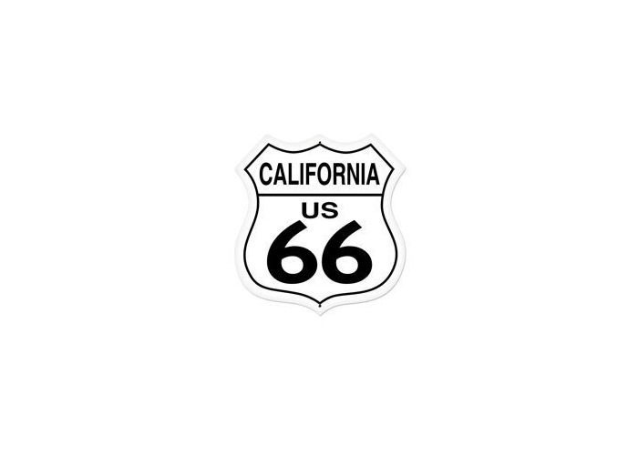 California Route 66 Metal Sign