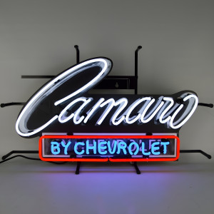 Camaro by Chevrolet Neon Light Sign - 28" x 17"