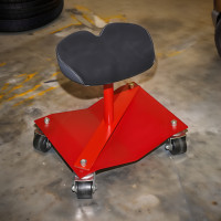 Auto Dolly Service Seat Attachment - Saddle Seat for 12/16 in Dollies