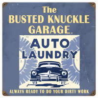 Car Wash Metal Sign - 12" x 12"