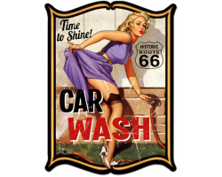 Car Wash Metal Sign - 24" x 33"