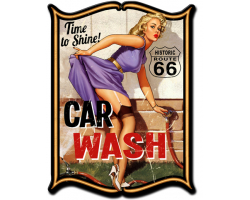 Car Wash Metal Sign - 14" x 19"