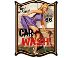 Car Wash Metal Sign - 18" x 24"