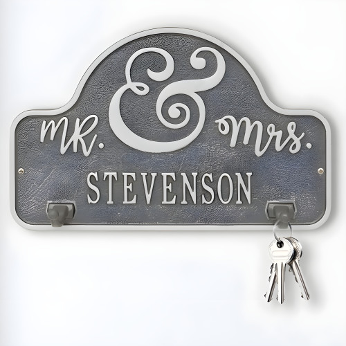 Cast Aluminum Personalized Key Hook