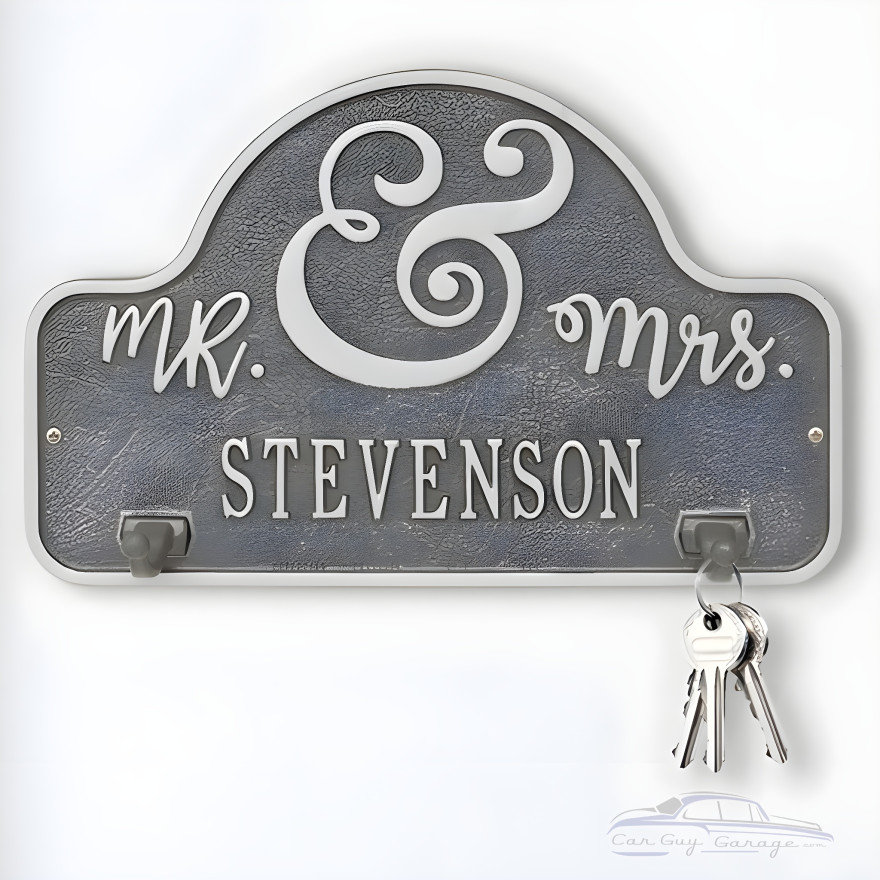 Cast Aluminum Personalized Key Hook Cast Aluminum Personalized Key Hook