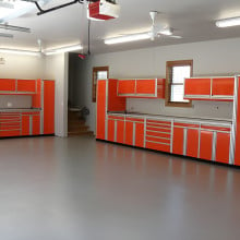 Custom Garage Cabinets made from Aluminum