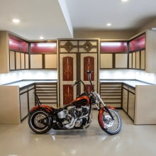 Custom Garage Cabinets made from Aluminum