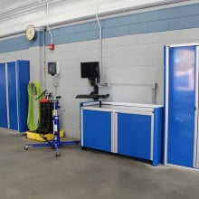 Custom Garage Cabinets made from Aluminum