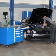 Custom Garage Cabinets made from Aluminum