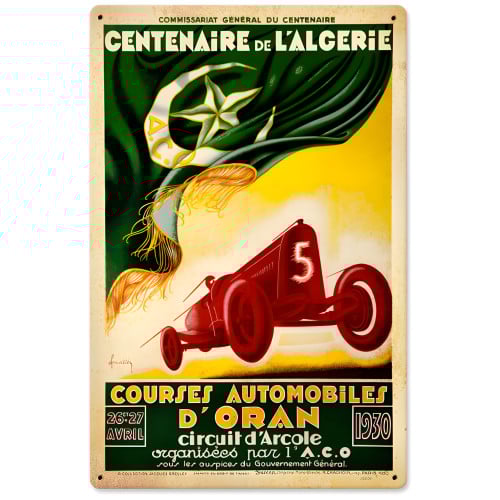 Century in Algeria Metal Sign - 12" x 18"