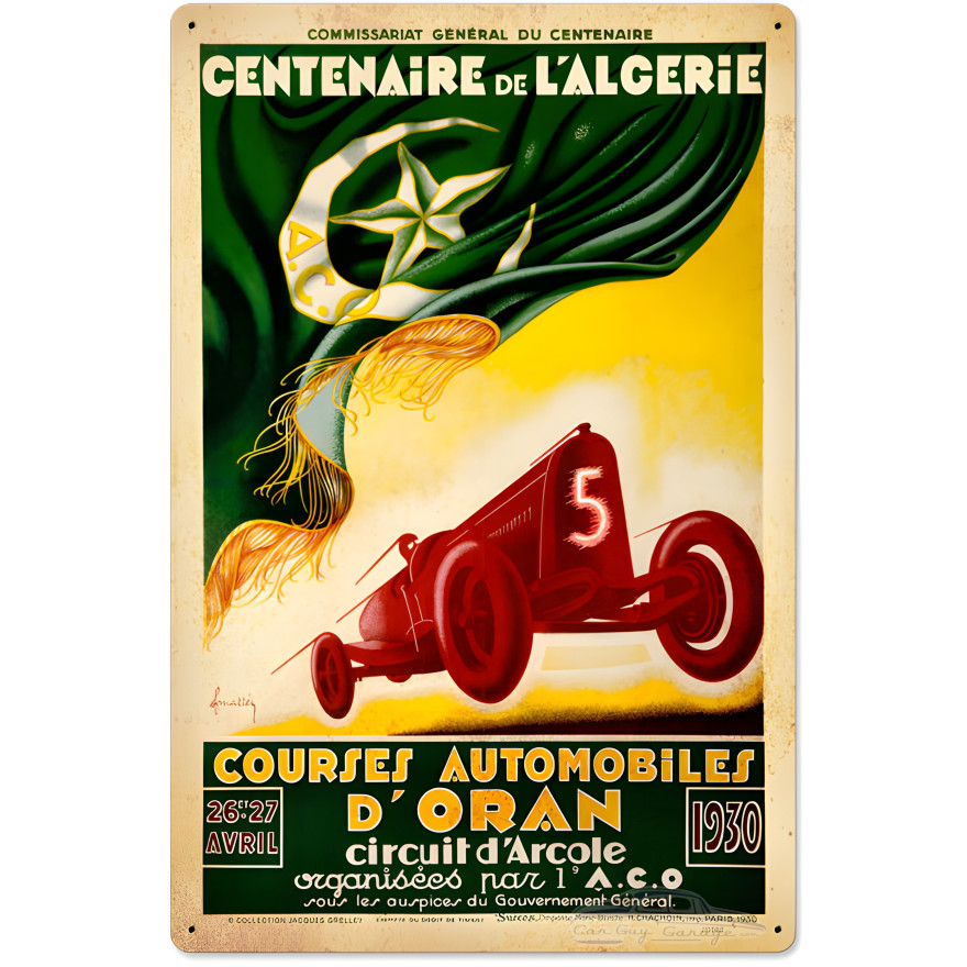 Century in Algeria Metal Sign - 16" x 24"