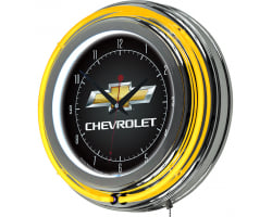 Chevrolet 14 Inch Neon Clock