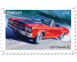 Chevelle Stamp Metal Sign